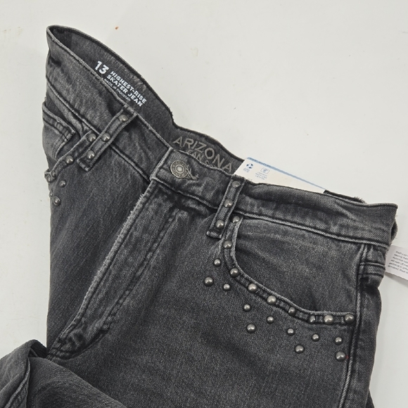 Arizona Jean Company Dark Gray Relaxed Jeans Size 13 Skater Jeans - Picture 9 of 9